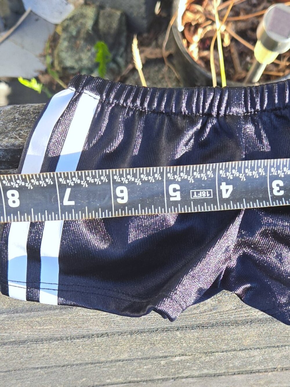 Build-A-Bear Authentic Black and White ADIDAS Shorts